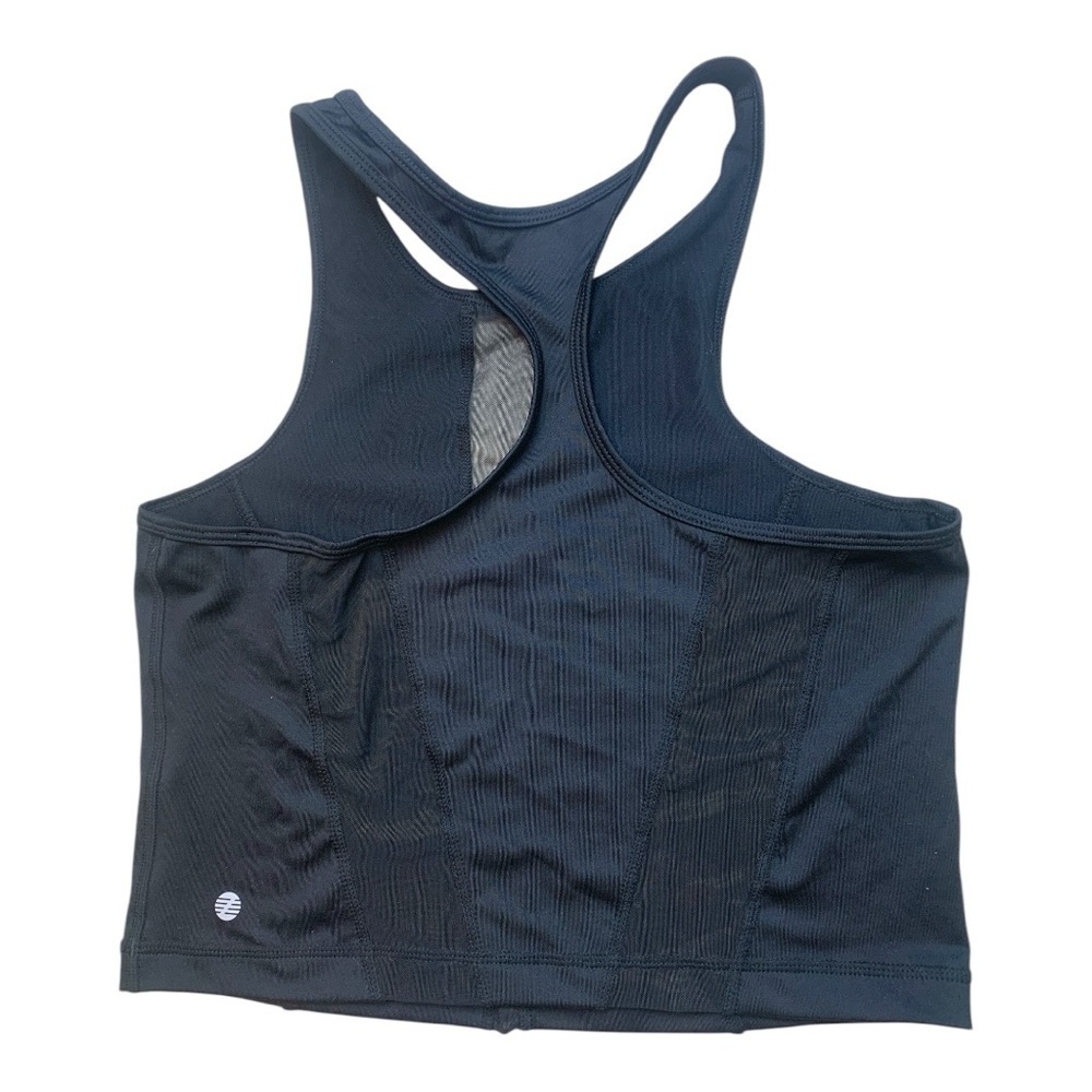 Z by Zella Black Mesh Panel Tank Top Size Large - Picture 7 of 10